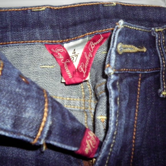 Lucky Brand Dark Jeans Size 4/27 - Picture 5 of 5